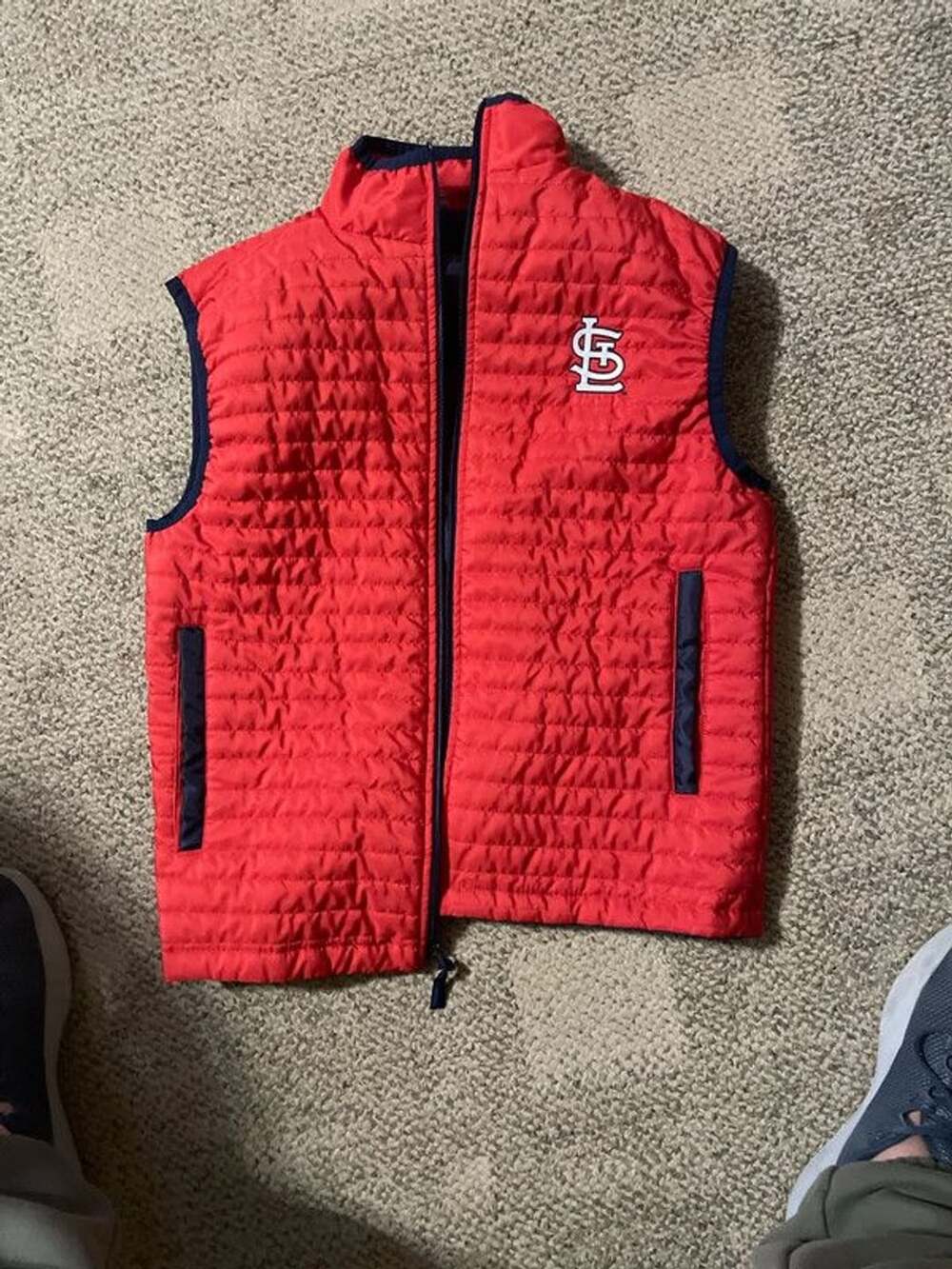 Puffy vest. STL Cardinals